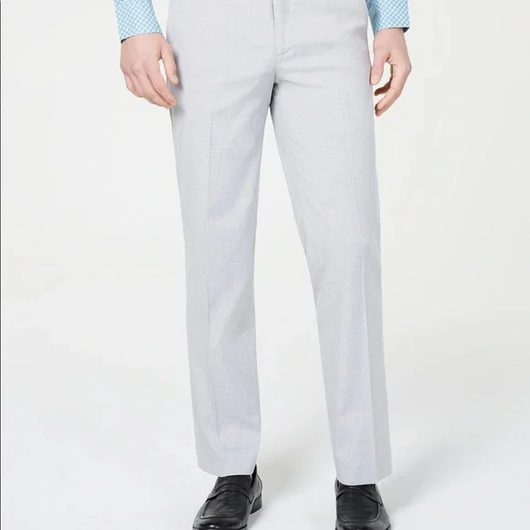 Alfani Pants Alfani Red Mens Slim Fir Performance Light Gray